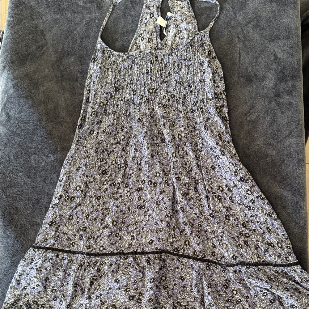 American Eagle Outfitters Purple and Cream Patterned Top
